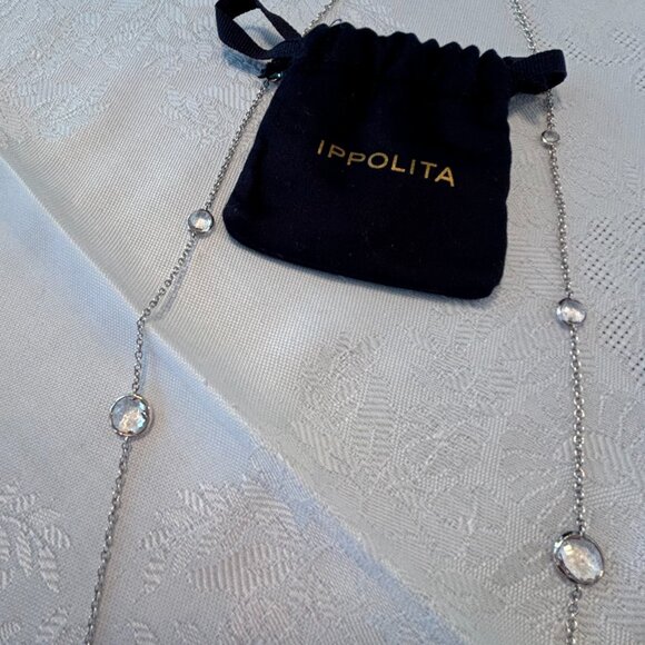 IPPOLITA Sterling Silver Rock Candy® Lollipop Station Necklace in Clear Quartz - Picture 4 of 6